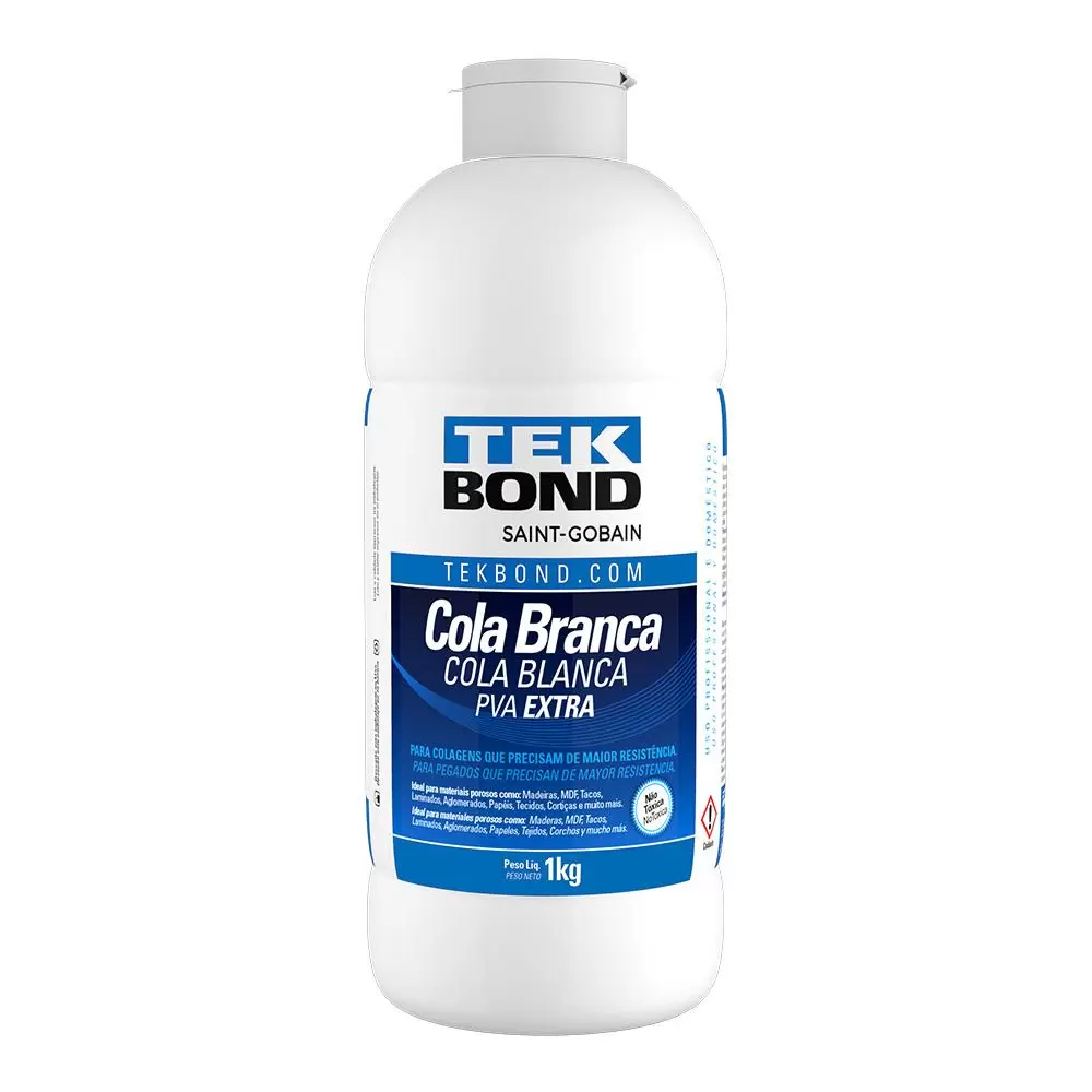 Cola PVA Extra Branca TekBond - 1KG
