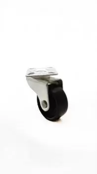 Rodízio Fixo Leve 1.1/4 com Roda Preta PP