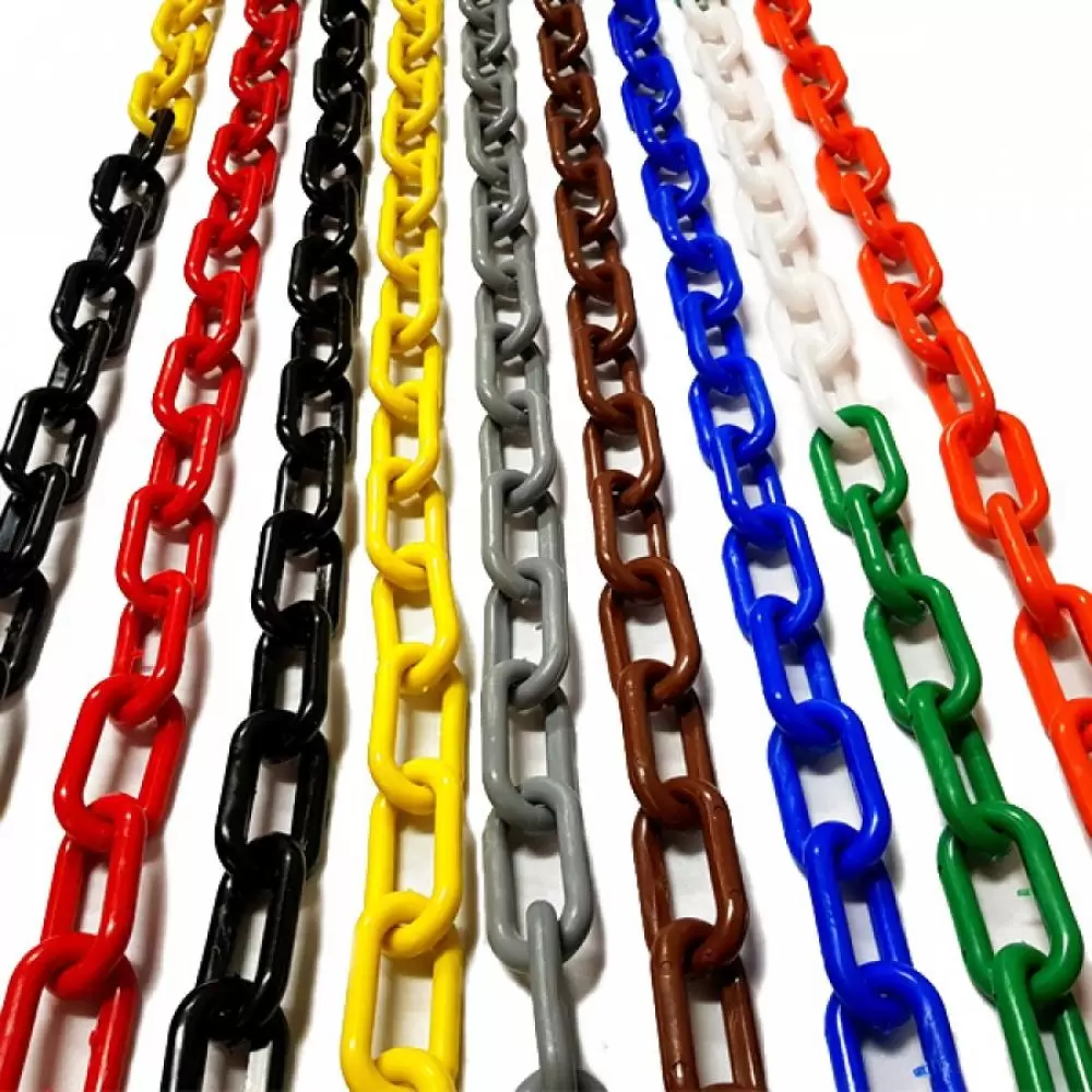 Corrente Plastica Para Calha / Siinalização Elo Pequeno 38x21x5mm