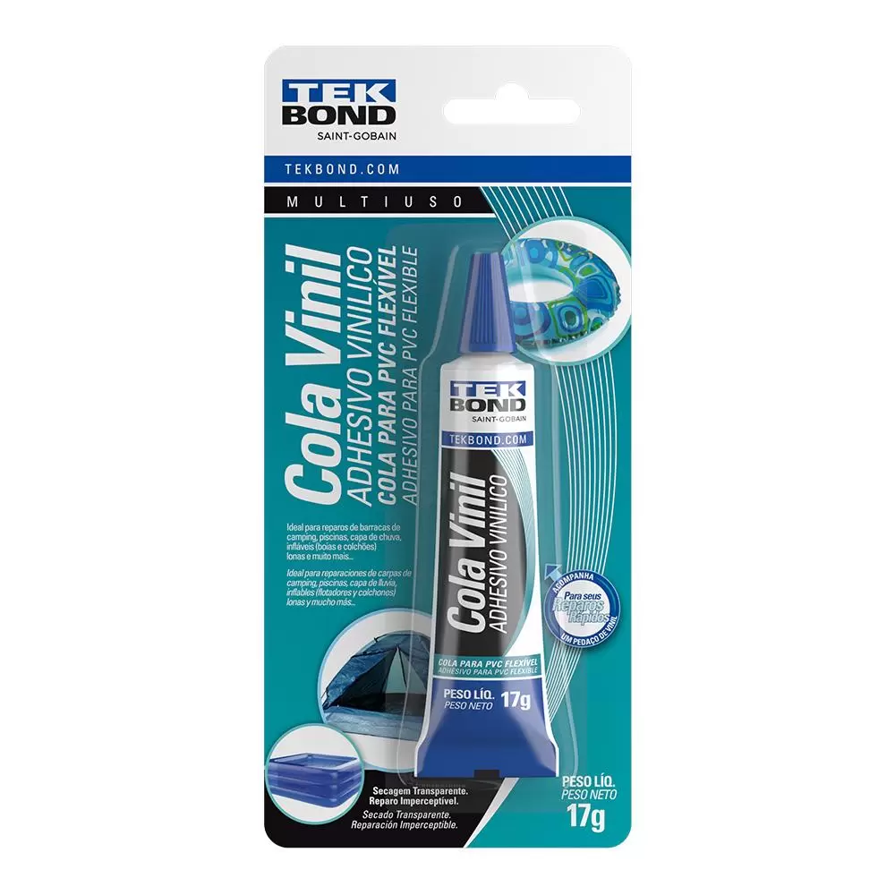 Cola Vinil Blister TekBond - 17G