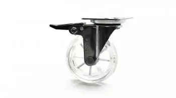 Rodizio Gel 300 - GL76MM - Giratorio Com Freio - 50Kg