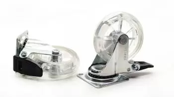 Rodizio Gel 300 - GL76MM - Giratorio Com Freio - 50Kg