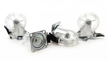 Rodizio Gel 300 - GL76MM - Giratorio Com Freio - 50Kg