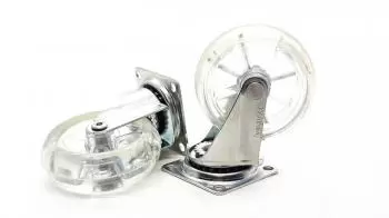 Rodizio Gel 300 - GL 76MM Giratorio Sem Freio - 50Kg
