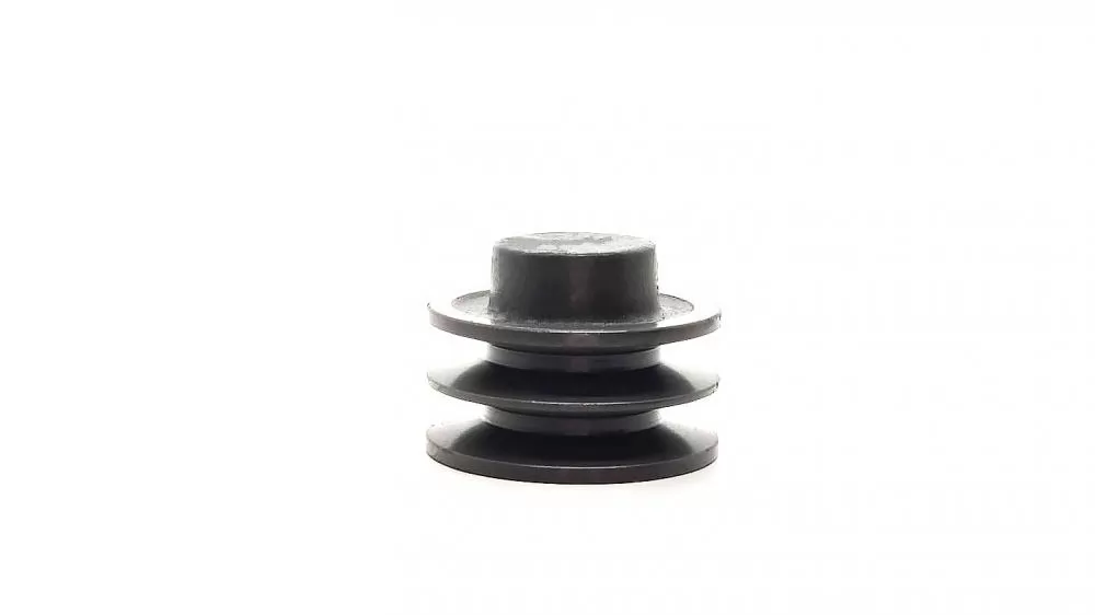 Polia Ferro Fundido 90mm C/ 2 Canais Perfil B 90b2